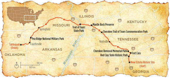 The Northern Route of the Trail of Tears